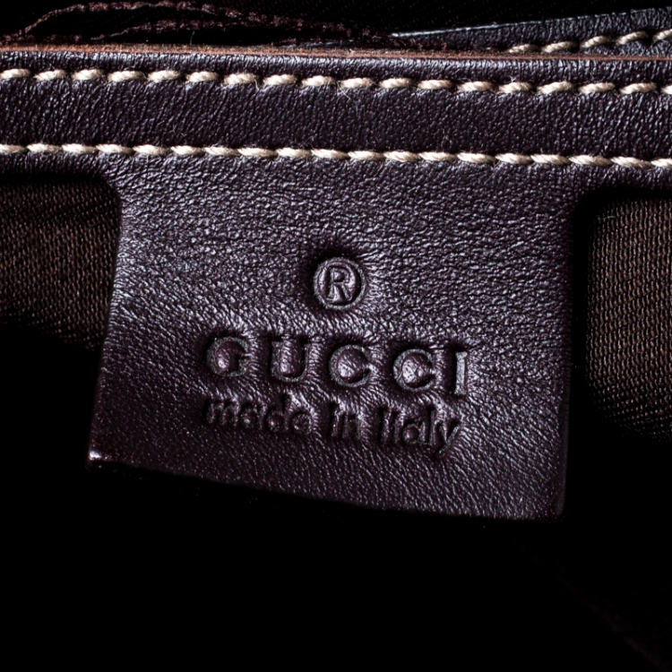 مملوكة مسبقًا Gucci Brown GG Coated Canvas Medium Limited Edition Joy Web Boston Bag