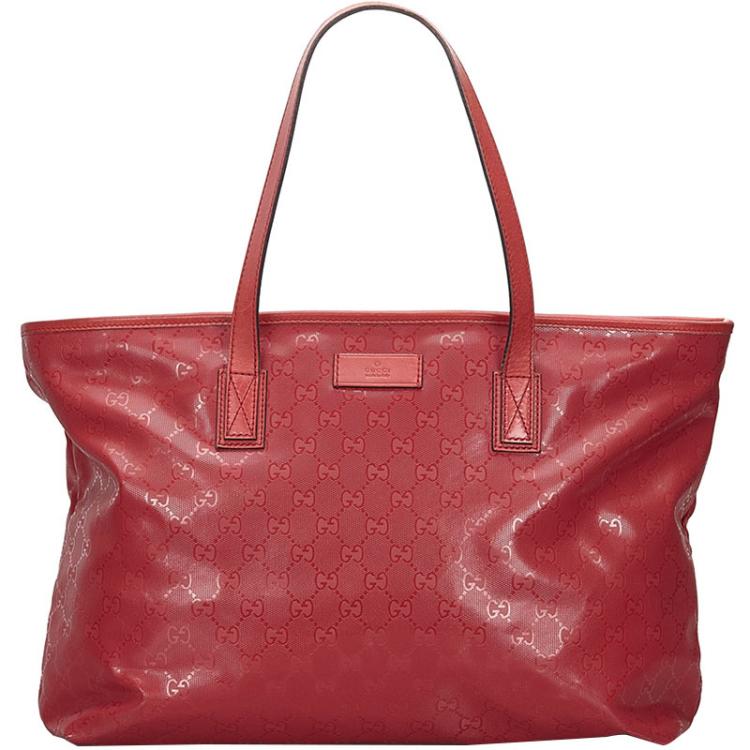 gucci red tote