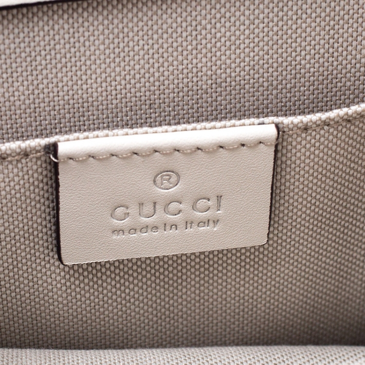 Pre Owned Gucci Tri Color Leather Bamboo Handle Large Dionysus Bag