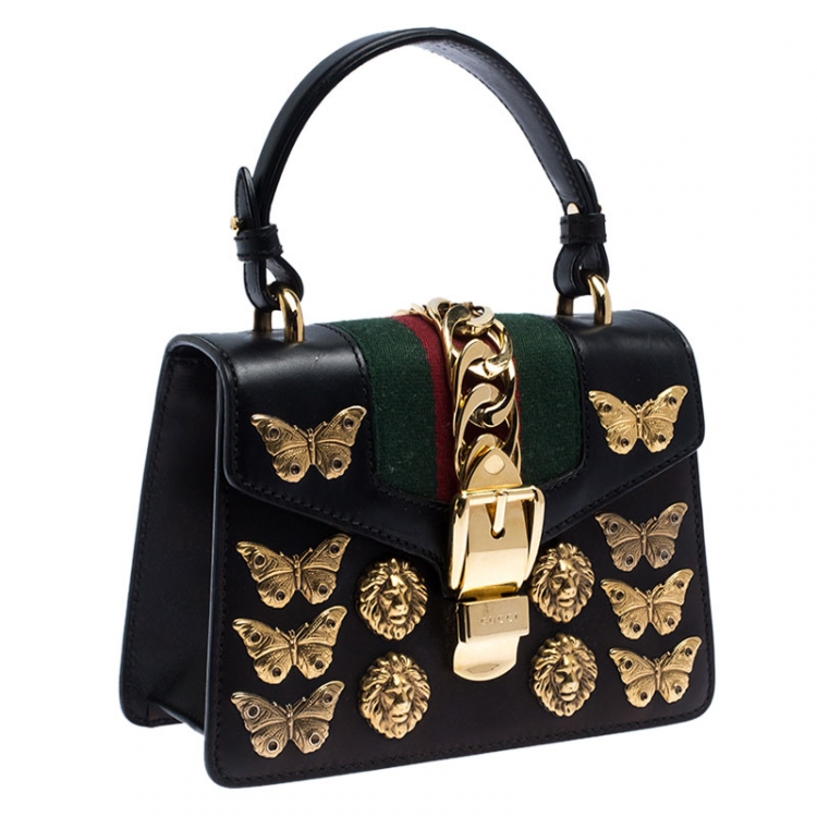 gucci sylvie animal studs