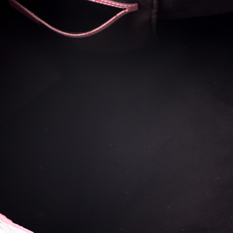 Pre Owned Gucci Beige/Pink GG Supreme Coated Canvas and Leather Joy Shopper Tote