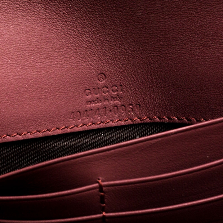 Pre Owned Gucci Multicolor GG Supreme Canvas Dionysus Blooms Print Wallet on Chain