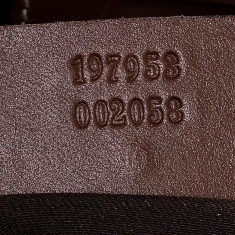 Pre Owned Gucci Brown GG Supreme Coated Canvas and Leather Joy Shopper Tote