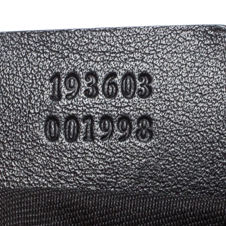 Pre Owned Gucci Grey/Black GG Crystal Canvas Medium Joy Boston Bag