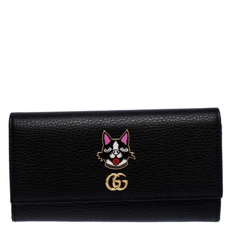 Gucci Black GG Marmont Leather Limited 