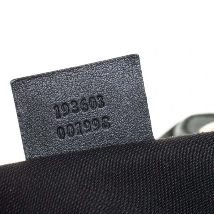 Pre Owned Gucci Grey/Black GG Crystal Canvas Medium Joy Boston Bag