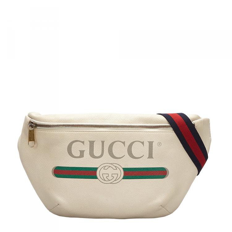 gucci white fanny pack