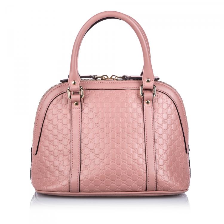gucci pink satchel