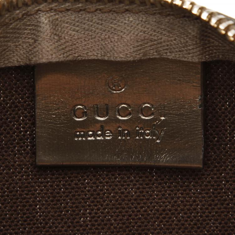 مملوكة مسبقًا Gucci Brown GG Supreme Canvas And Leather Joy Boston Bag