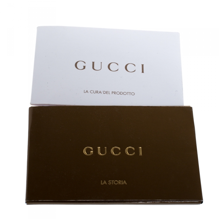 Pre Owned Gucci Brown GG Crystal Canvas Babouska Fable Boston Bag