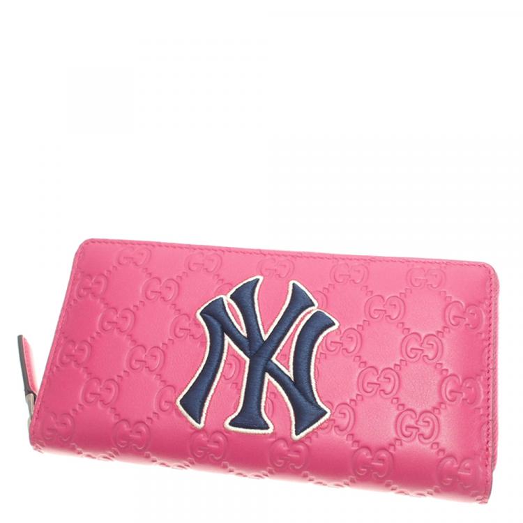 gucci yankees wallet