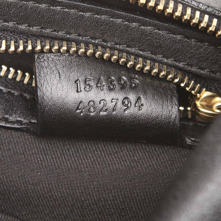 gucci leather hobo bag