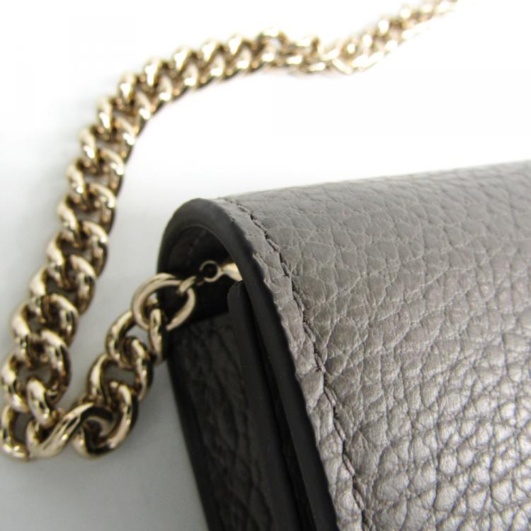 gucci betty chain wallet
