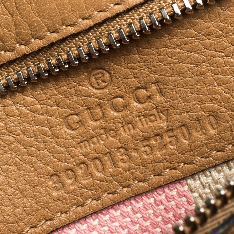 مملوكة مسبقًا Gucci Tan Leather Medium Bamboo Daily Top Handle Bag