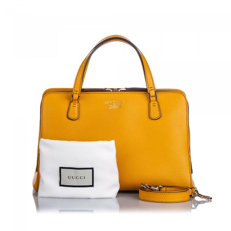 gucci bag with yellow handle