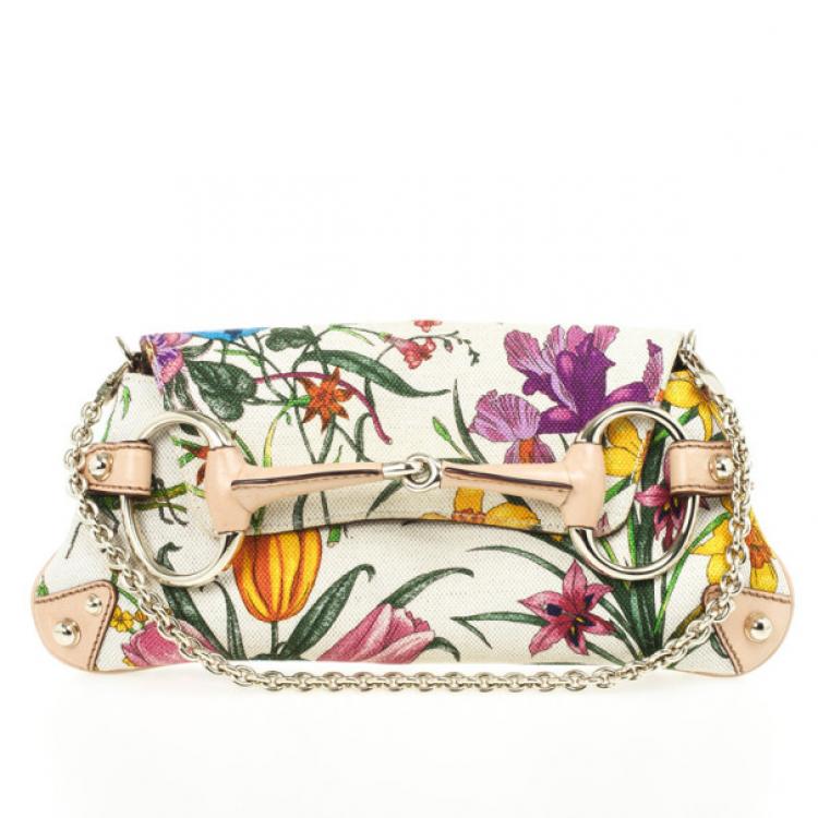 gucci flora clutch