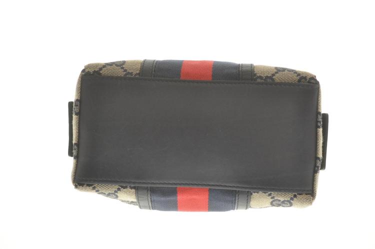 Pre Owned Gucci Beige/Brown GG Canvas Vintage Pouch
