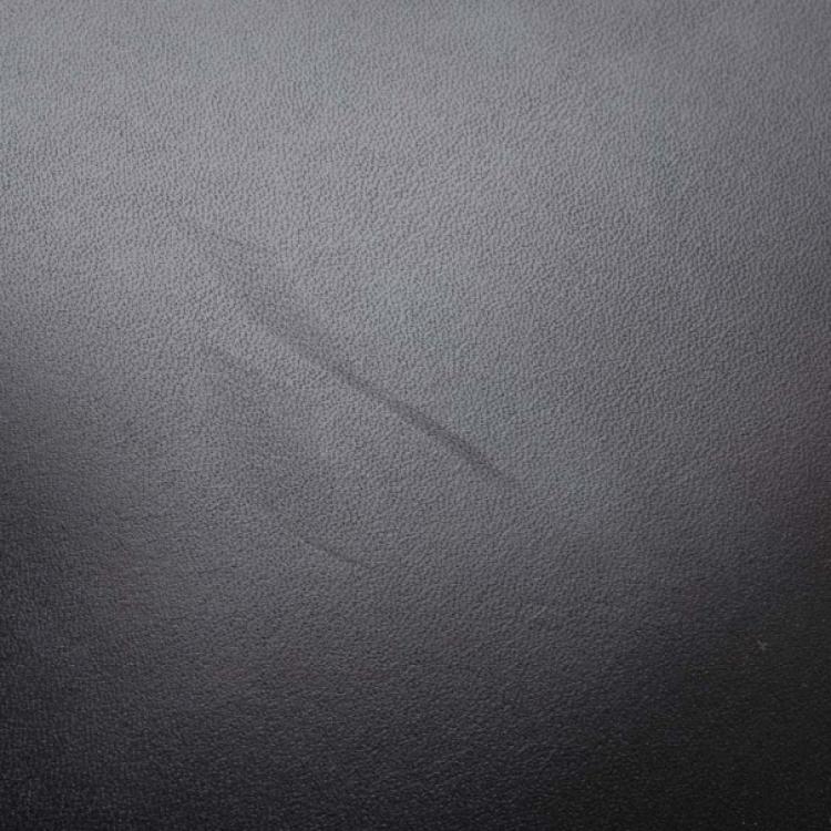 Pre Owned Gucci Black Leather Bamboo Top Handle Boston Bag