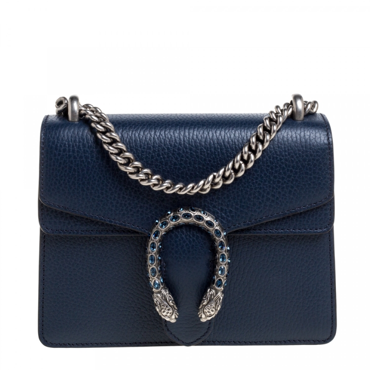 Gucci dionysus store blue leather