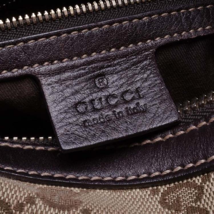 Pre Owned Gucci Monogram Wave Medium Boston Bag