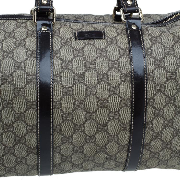 Pre Owned Gucci Beige Guccissima Coated Canvas Medium Joy Boston Bag