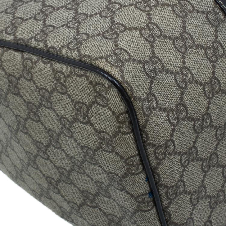 Pre Owned Gucci Beige Guccissima Coated Canvas Medium Joy Boston Bag