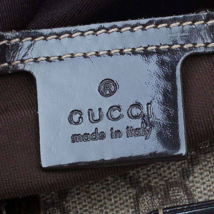 Pre Owned Gucci Beige Guccissima Coated Canvas Medium Joy Boston Bag