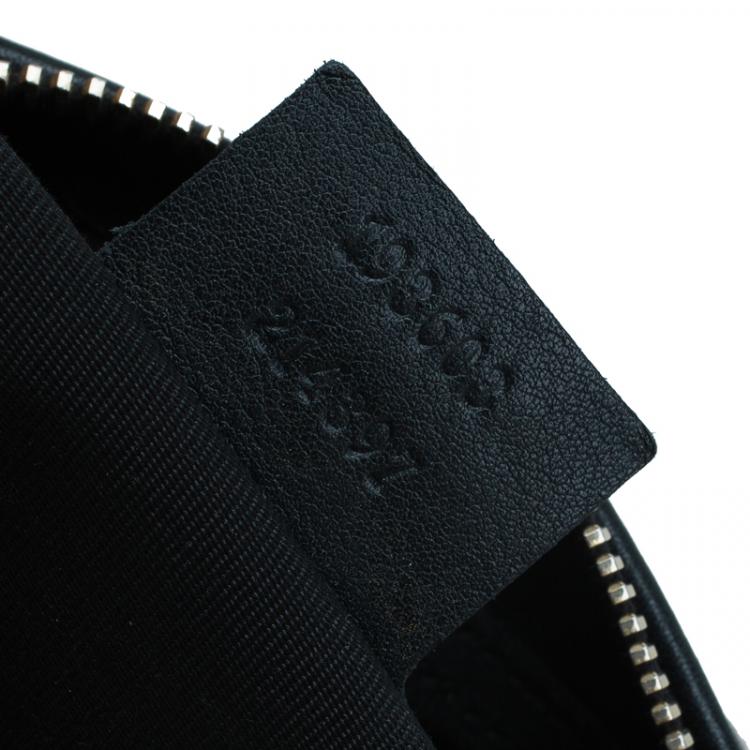 Pre Owned Gucci Black GG Crystal Coated Canvas Medium Joy Boston Bag
