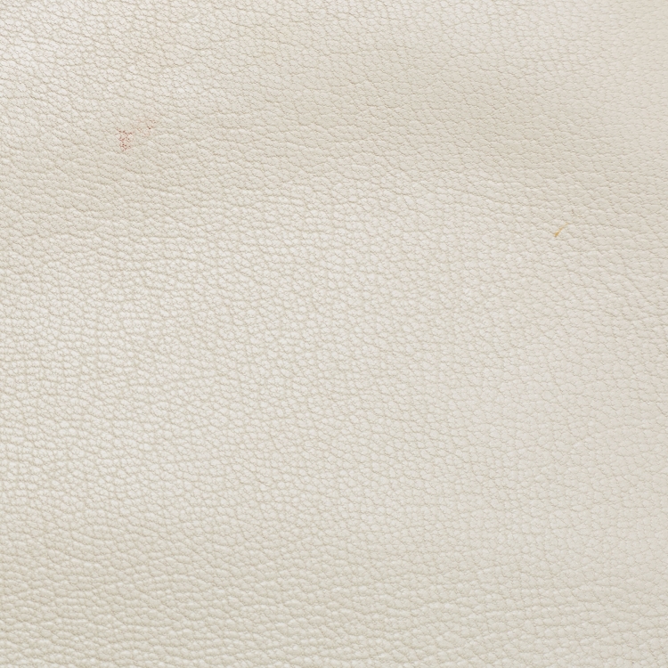 مملوكة مسبقًا Gucci Cream Leather and Snakeskin Small Ottilia Bee Printed Bamboo Top Handle Bag