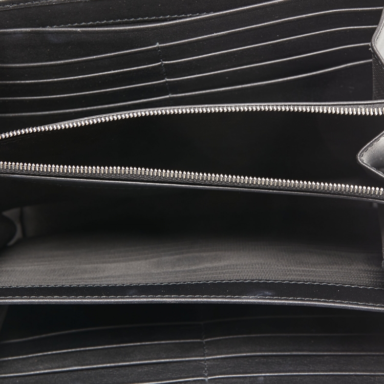 Pre Owned Gucci Black GG Velvet Mini Dionysus Wallet On Chain