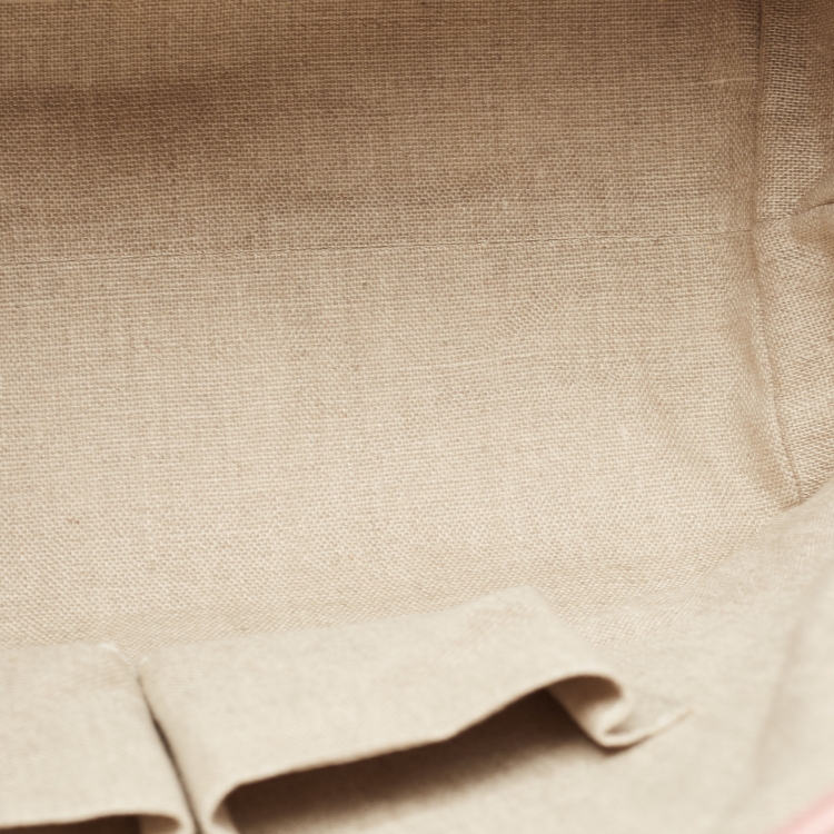 Pre Owned Gucci Pink Microguccissima Leather Large Joy Shopper Tote