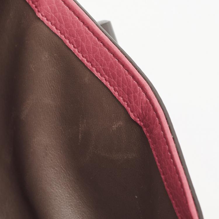 مملوكة مسبقًا Gucci Magenta Leather Miss Bamboo Tassel Chain Bag