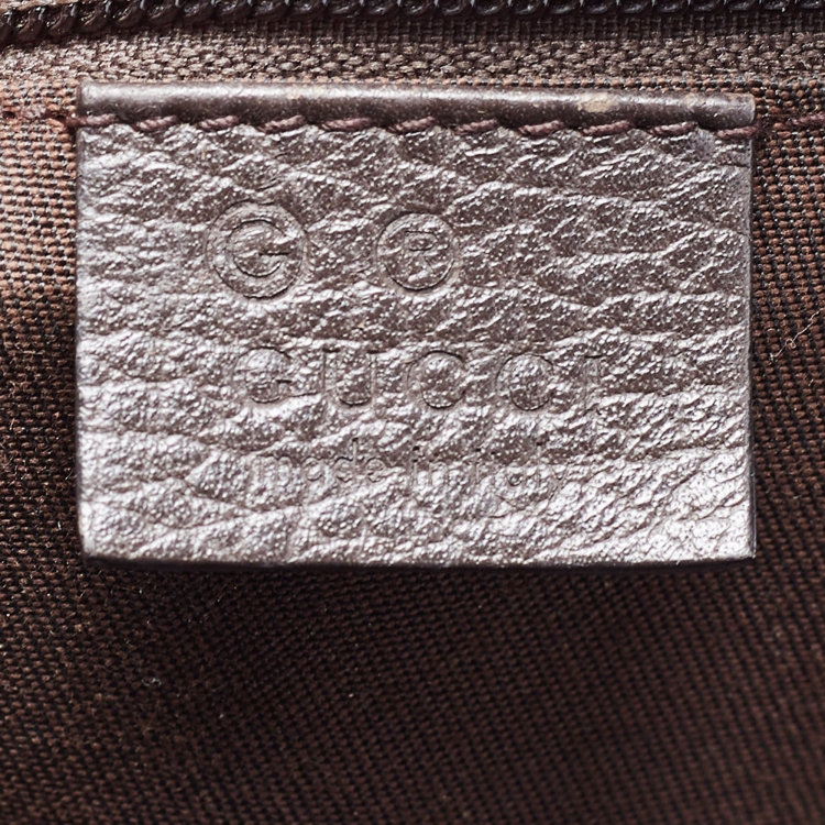 Pre Owned Gucci Beige/Ebony Monogram Canvas Travel Backpack