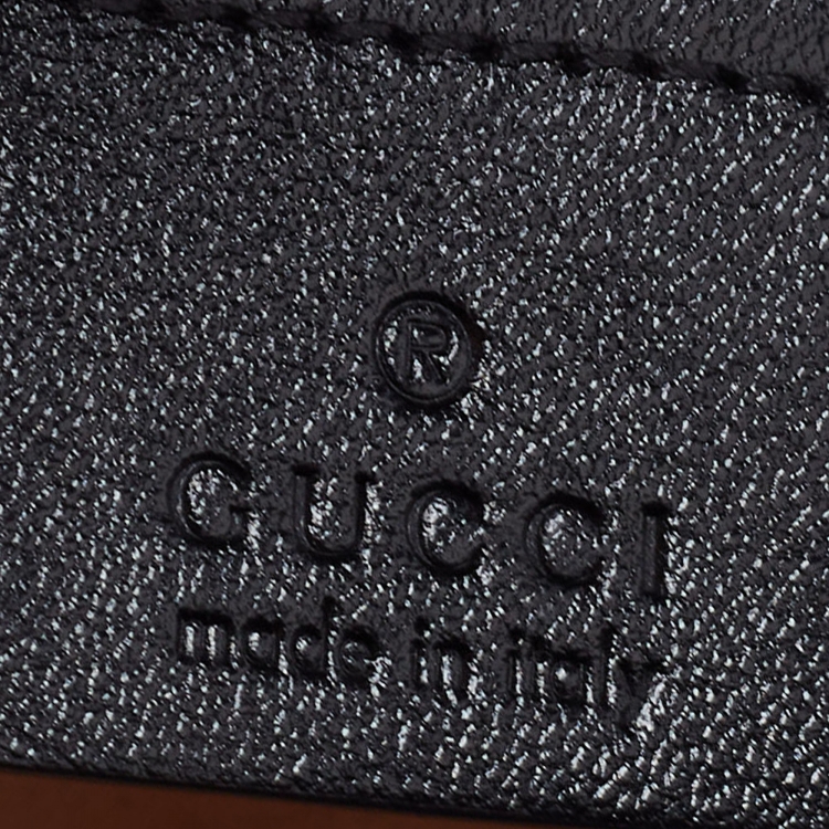 Pre Owned Gucci Black/Beige Diagonal Quilted GG Canvas and Leather Small GG Marmont Shoulder Bag