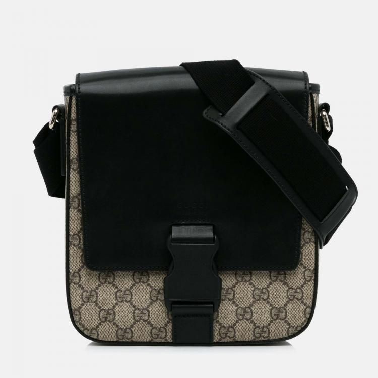 Gucci GG Supreme Flap Messenger Bag Gucci The Luxury Closet
