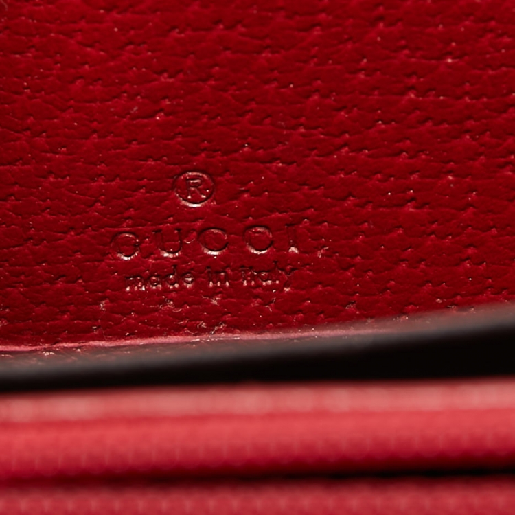 Pre Owned Gucci Multicolor GG Supreme Canvas Tian  Zip Around Wallet
