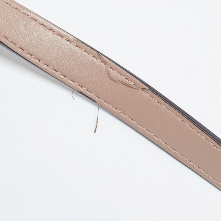 Pre Owned Gucci Beige Matelasse Leather Small GG Marmont Shoulder Bag