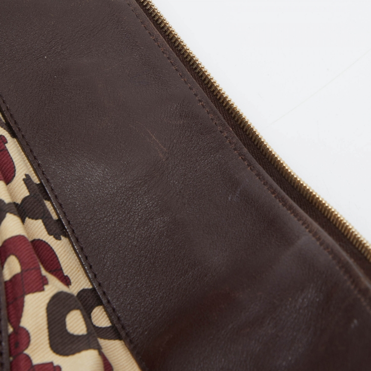 مملوكة مسبقًا Gucci Brown Guccissima Leather D Ring Tote