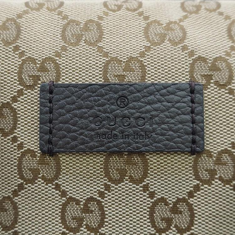Pre Owned Gucci Beige/Brown GG Canvas Boston Bag