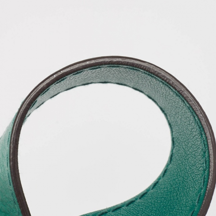 Pre Owned Gucci Green Leather Medium New Jackie Hobo