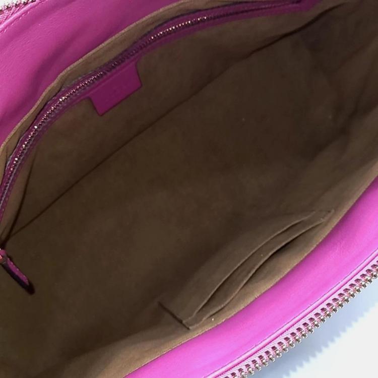 مملوكة مسبقًا Gucci Beige/Dark Pink/Red GG Supreme Canvas Top Handle Bag