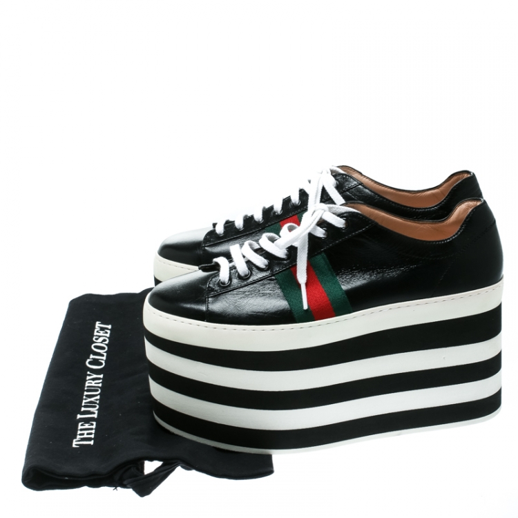 gucci peggy platform sneakers