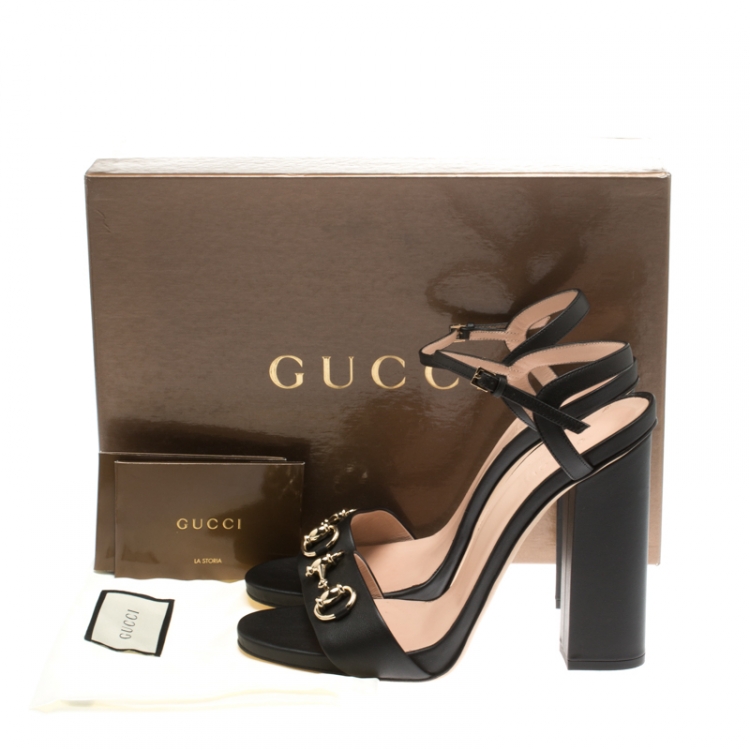 gucci block heel shoes