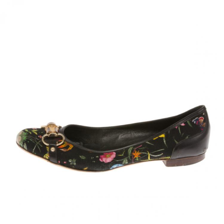gucci logo flats