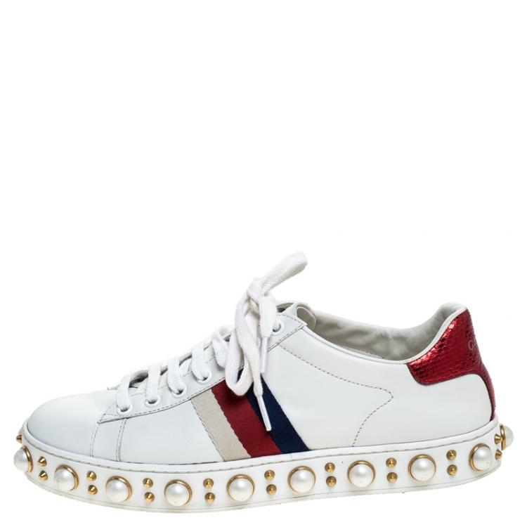 Louis Vuitton Trim Embellishment Sneakers