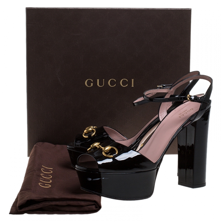 gucci claudie platform sandals