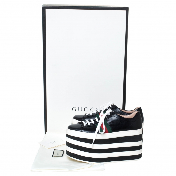 gucci peggy platform sneakers