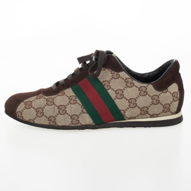samtidig dreng diskriminerende Gucci GG Canvas &amp; Classic Web Sneakers Size 38 Gucci | TLC