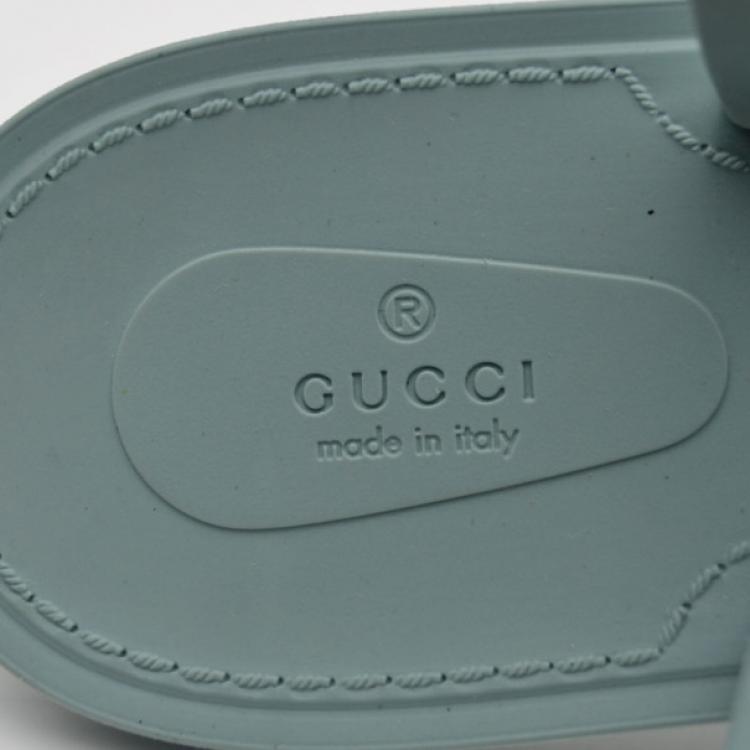 gucci katina rubber thong sandal