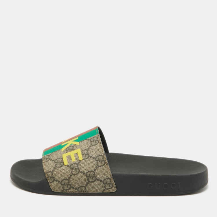 Gucci slides supreme best sale